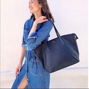 Botkier New York Bond Black Nylon Tote NWT